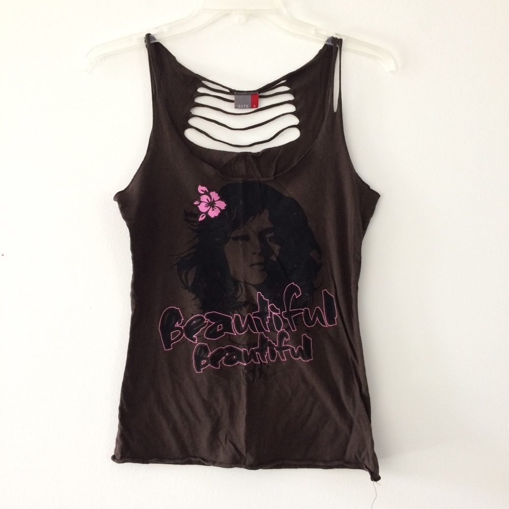 Sexy Cutout Back Tank Top from Europe
